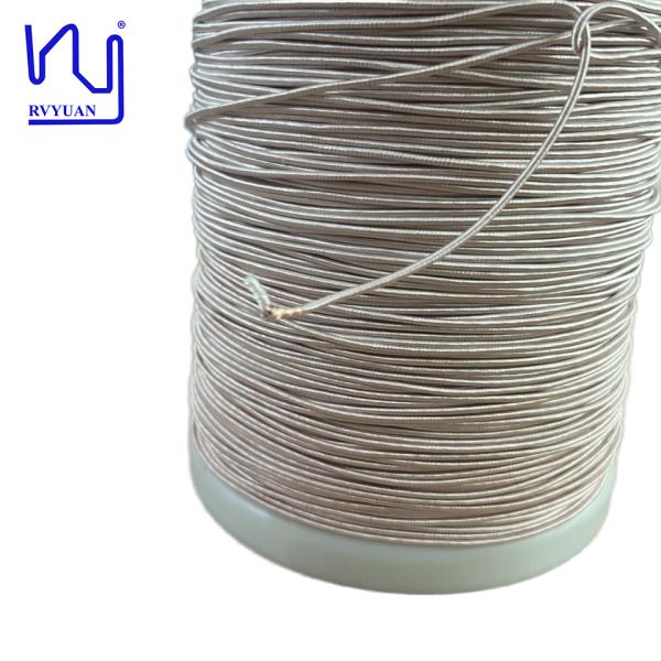 2udtc-f 0,071mmx250 fil Litz couvert de soie naturelle