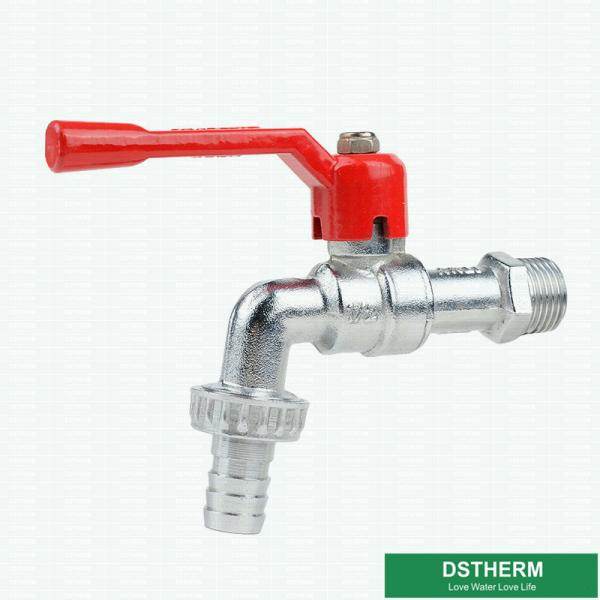With Chrome Plated Brass Ball  Bibcock Brass Tap Customized Brand Middle Weight