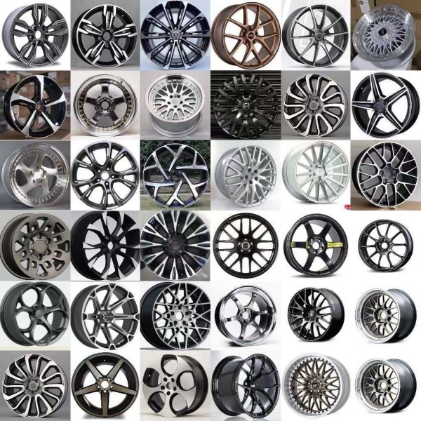 Custom Car Alloy Wheels & Rims Multiple Sizes & Processes Replacement Modified