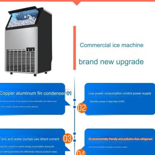 220V Frequency 50Hz Snow Ice Maker with Automatic Water Supply and Advanced Features