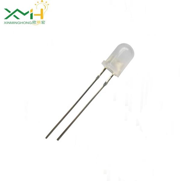 5mm round led diode with white diffused lens