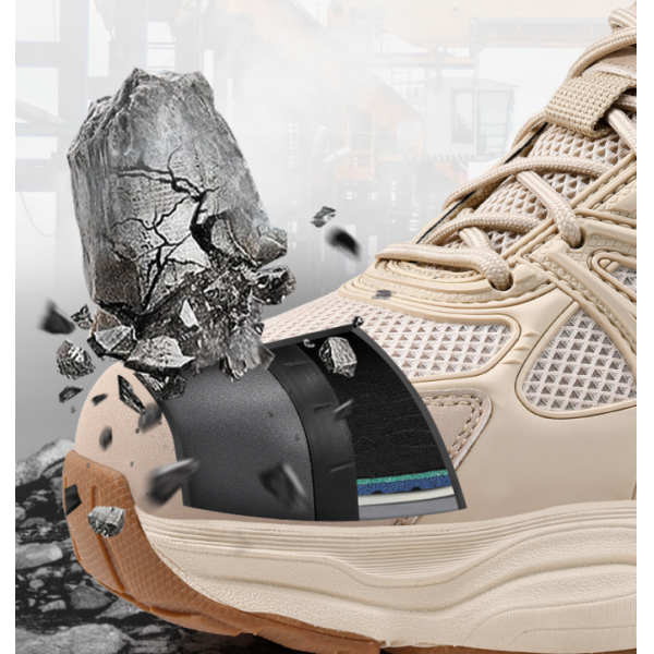 Lightweight Breathable Safety Work Shoes for Men Anti-Puncture & Anti-Smash Soft Sole Protective Footwear New Summer Style