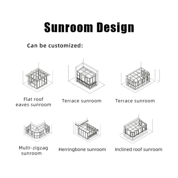 Материал рамы Алюминиевый сплав Материал восьмиугольная теплица Солярий стеклянная теплица