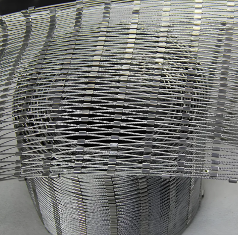 Stainless Steel Cable rope Mesh for Architectural  Animal Enclosure Safety Barrier