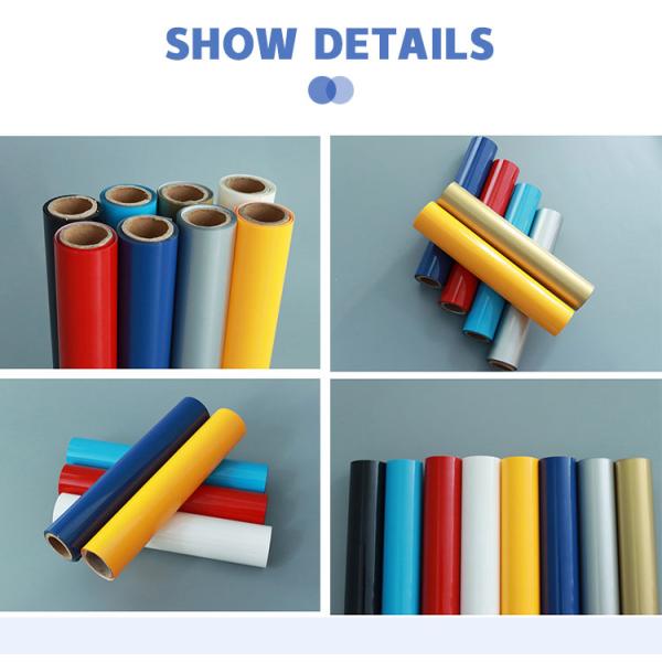 Винил передачи тепла золота Printable покрывает простирание Htv 12x24 15x15 12x12 12x36