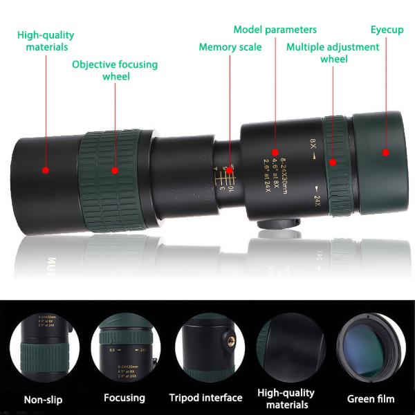 18x4.4cm BAK4 Outdoor Camping Accessories Telescope