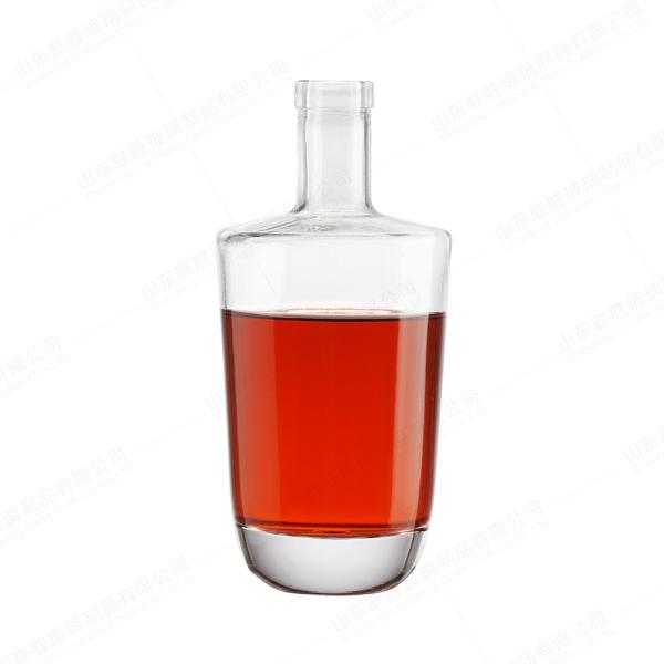 Garrafa Brandy Gin Rum Tequila Vodka Espíritos Botelha com tampa 750 ml Material do corpo Vidro