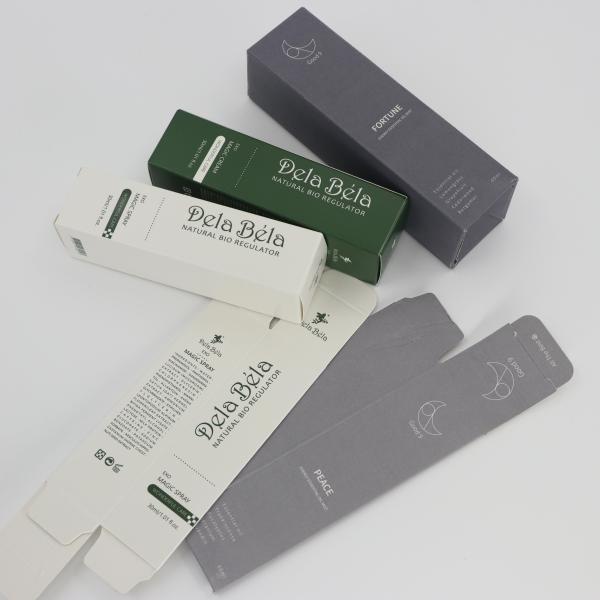 Customized Printed Essential Oil Box Cosmetic Packaging Gift Boxes With Logo Skin Care Packaging Box