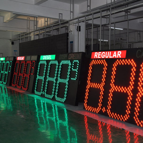 Gas Station LED Display, LED Gas Price Display, Gas Station Sign, LED Gas Price Changer