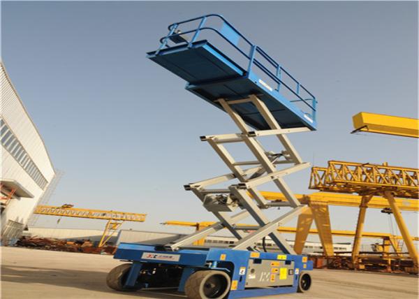 Hydraulic Scissor Lift Platform Cart 10m Environmentally Friendly Energy Saving