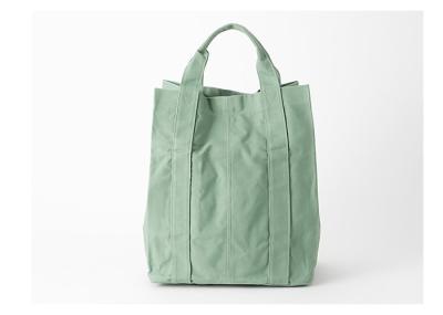 Green Fancy Cotton Tote Bags 50x45cm Reusable Canvas Tote Bags