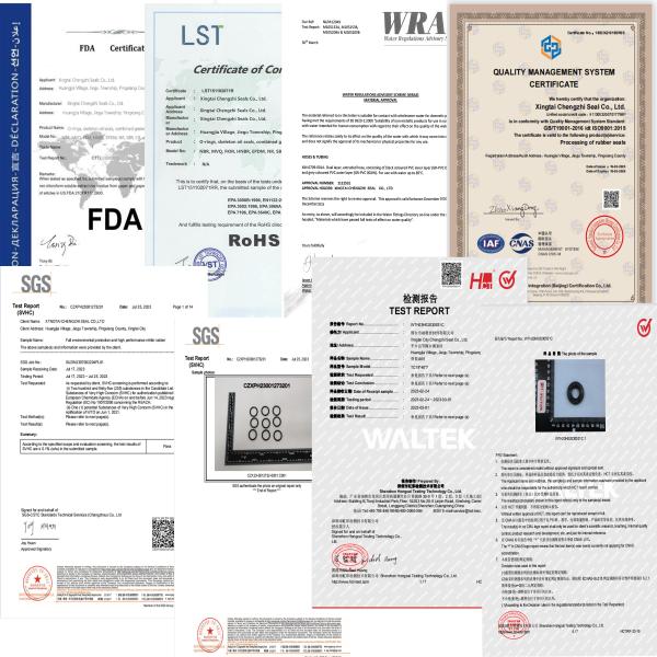 FKM FPM NBR EPDM HNBR Плоская форма O Кольца Жесткость 90 Черный цвет Плоская форма резина