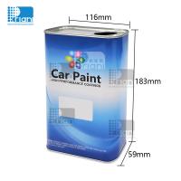 Étain d'étain carré 1L boîtes d'étain de peinture automobile étain anti-fuite avec couvercles