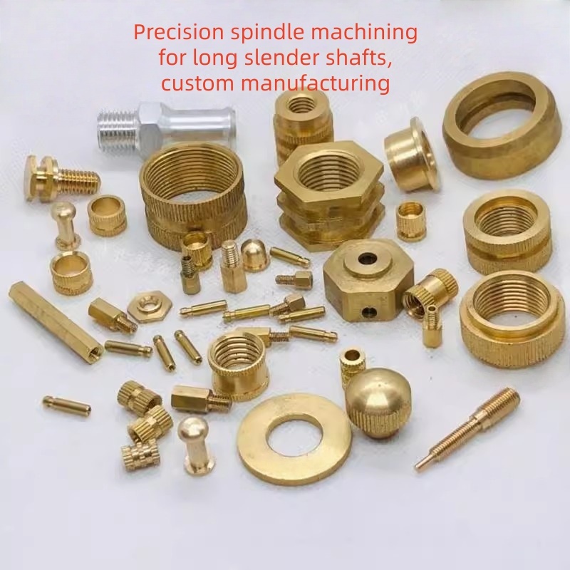 SS304 316L Titanium Alloy Brass Aluminum Alloy Long Slender Shafts For Medical Devices