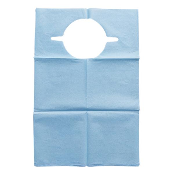 High quality dental bib paper  Disposable Waterproof PE film+paper child adult Bib Aprons