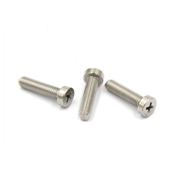 Customized Cross Recessed Screw , Stainless Steel Fillister Head Screw