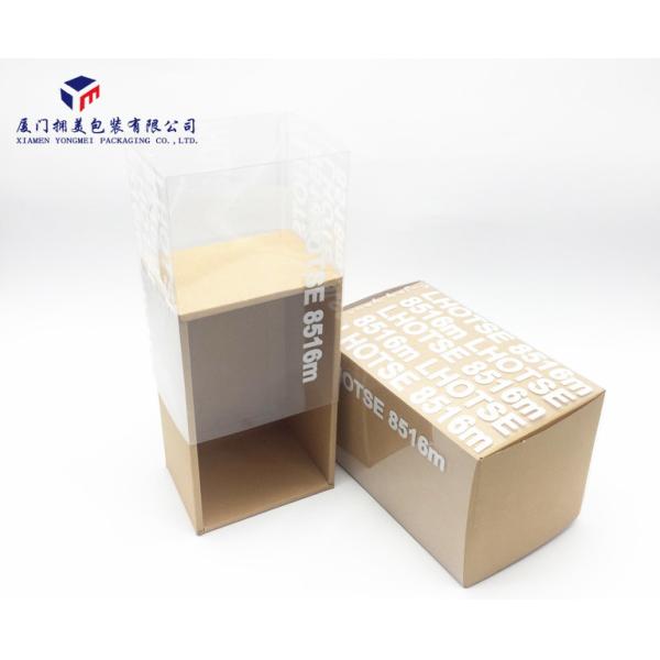 0.3mm PET Sleeve Rectangle Hard Plastic Box Packaging For Packing Glasses