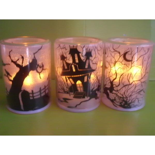 LED flashing tea-light Christmas LED candle Indoor decorated Halloween LED candle Flamless LED candle