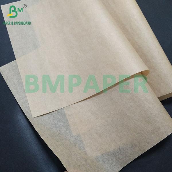 40gsm Brown Kraft Paper Greaseproof Hamburger And Sandwich Paper