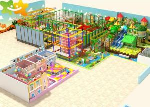 1200m² Kids Indoor Playground Equipment Ninja Warrior Obstacles Course
