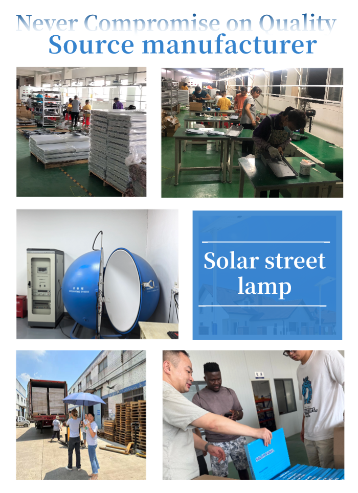 High Brightness All In One Solar Street Light IP65 with Remote Control
