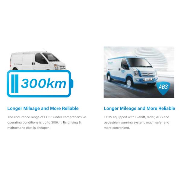 5 Seat Mini EV Bus EC35 Dongfeng Electric Van 1.0T 60KW