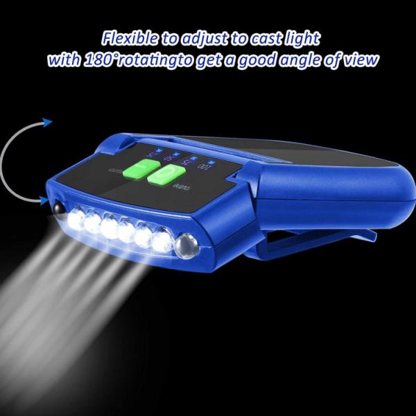 Rechargeable Hands-Free IP44 Waterproof Headlamp Work Light for Outdoor Activities