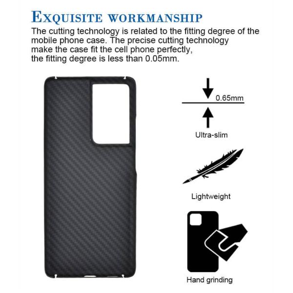 Ультра тонкая предусматрива волокна Samsung S21 ультра Aramid с текстурой 3D