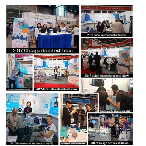 ROHS Black Dental Flossing Machine 300ml Rechargeable Oral Irrigator FC259