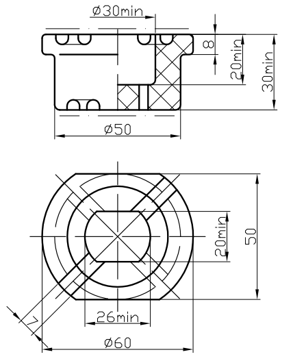 Линия изолятор DIN стандартная 1KV DT1-250A электрическая
