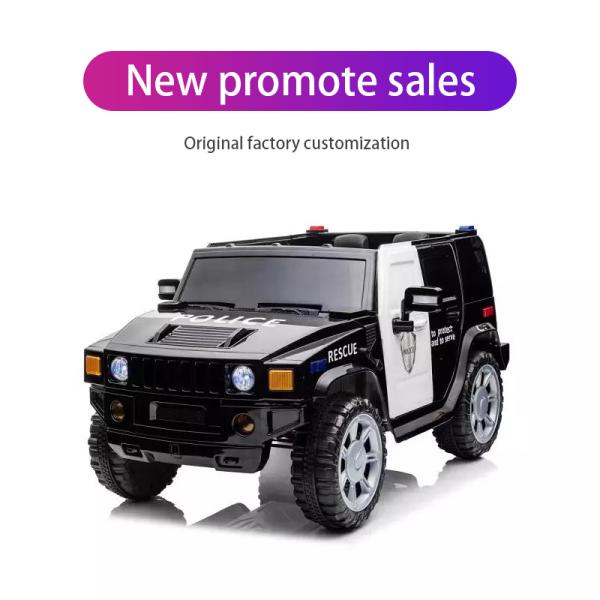 2.4G Remote Control 24V SUV Police Car Kids Electric Ride On Car for 3-12 Years Old