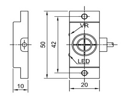 прямоугольный емкостный Prox провод DC 3 датчика 12V или 24V для датчика воды ровного