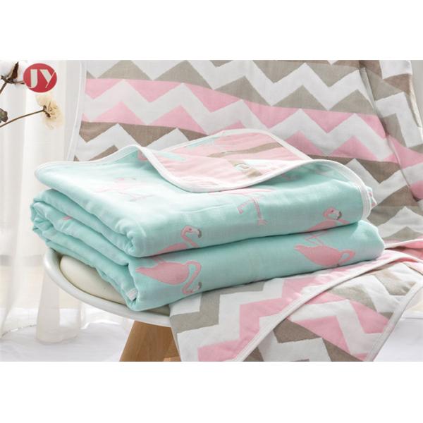 Organic Cotton Bamboo Baby Muslin Swaddle Blankets , Muslin Baby Blankets