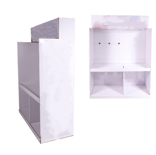 Экономичный гофрированный пластиковый слой поддонов прокладывает полку, встречную 2 яруса