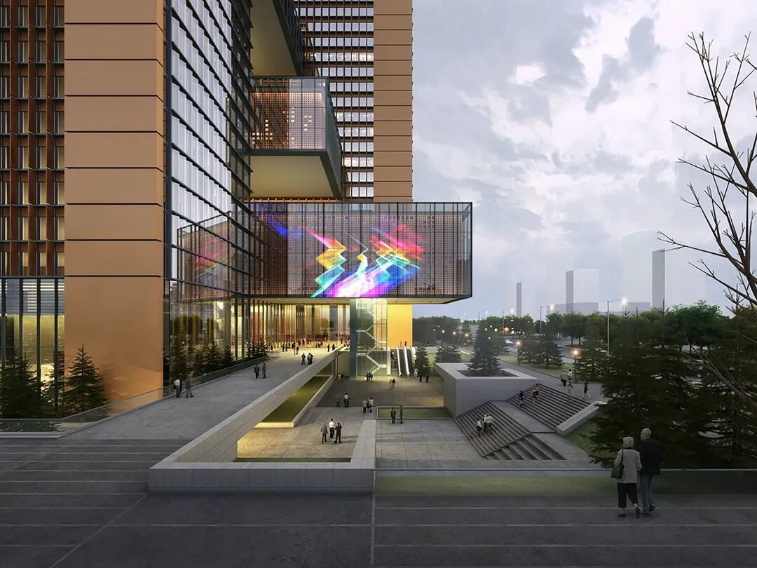 Outdoor P3.91 Lightweight LED Transparent Screen Display For Shopping Mall Windows