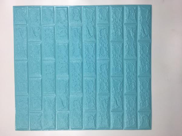 O ALCANCE certificou XPE azul 3D espuma etiquetas da parede para a decoração da casa