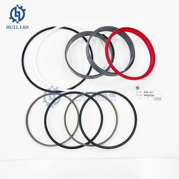 Liebherr 94027034 Hydraulic Cylinder Seal Kit Use for Construction Machinery Excavator Attachments Rubber Oil Sealing for Set