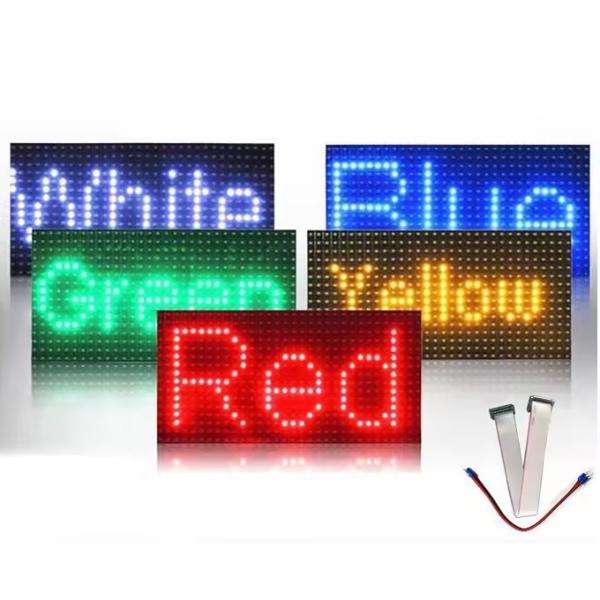 Single Green LED Panel for Indoor Display 32*16 Resolution 4s Scan Mode DIP Technology