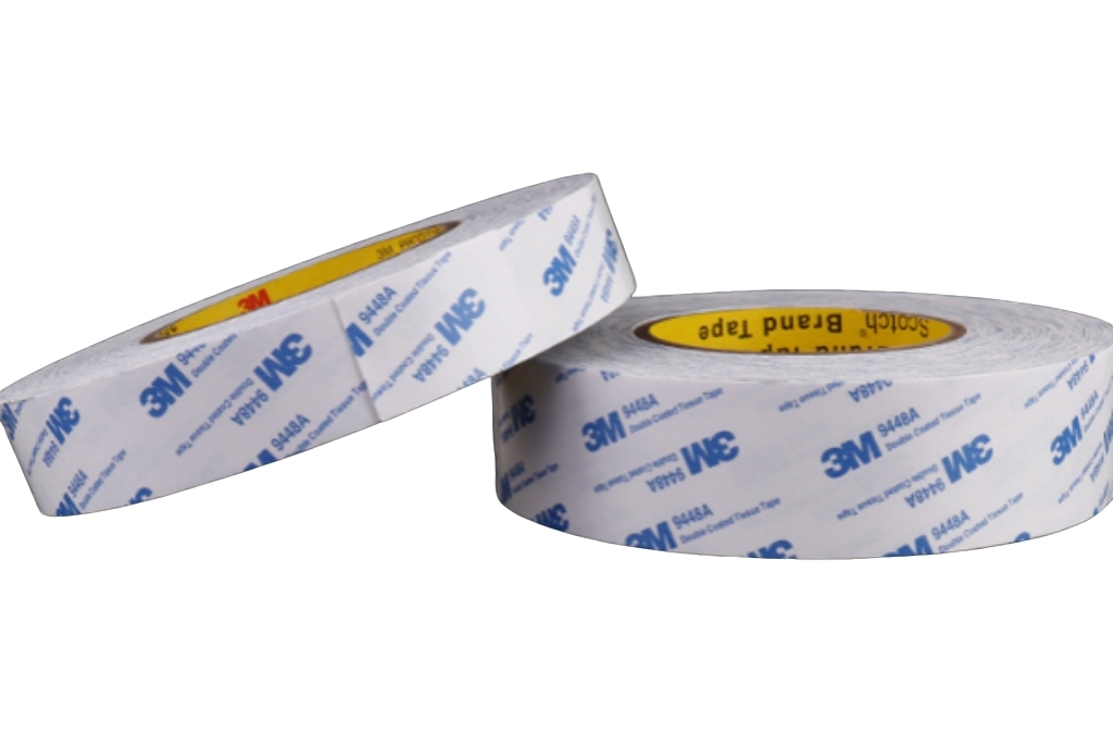 3M 9448ADouble Sided Adhesive Tape pressure sensitive tissue carrier tape for bonding mounting laminating and assembly industrial