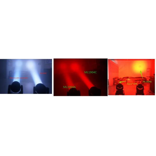 High Brightness 19pcs Led Wash With Zoom Beam Moving Head Light