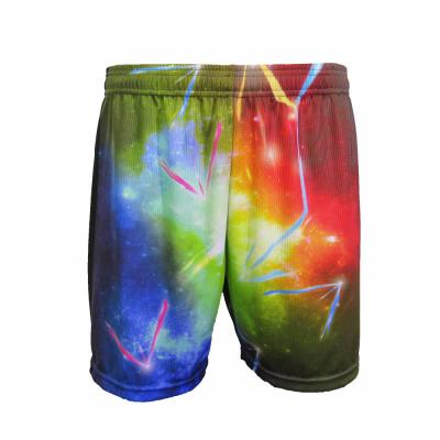 O esporte ocasional colorido veste o short de corrida apertado da faixa larga unisex