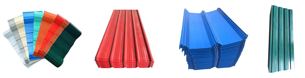 JIS GB AISI 2000mm Цинковые металлические красные синие белые цвет оцинкованные стальные пластины