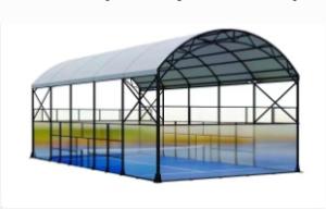 Professional Padel Tennis Court Cover Factory Panoramic Padel Court Sport Court