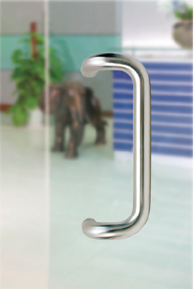 SS304 / SS316 Door Pull Handles For Aluminium Glass Hollow Metal Door EN1634