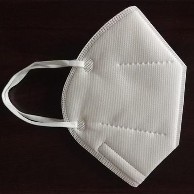Kn95 Earloop 3 Ply Face Mask White Non Woven Fabrics Meltblown