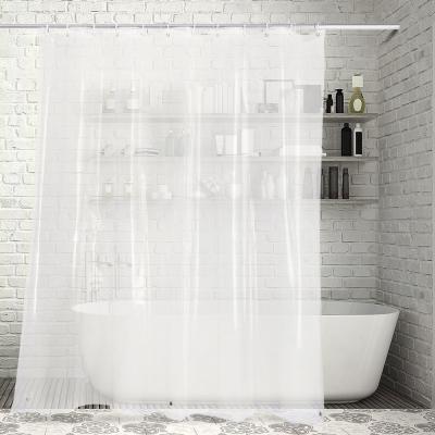 Non Toxic PEVA Stylish Waterproof Shower Curtain Mold Resistant For Homestay