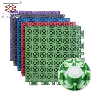 Weather Resistant Outdoor Basketball Court Mat 1.27cm Outdoor Pickleball Court
