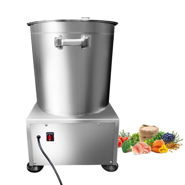 Central kitchen commercial stainless steel vegetable dewatering equipment drain centrifuge fruit and vegetable small spin-dry de