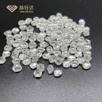 1.0 - 1,5 carats HTHP Diamants bruts cultivés en laboratoire Diamants bruts non coupés Blanc HPHT Diamants bruts Pour la fabrication d'anneaux de diamants en laboratoire