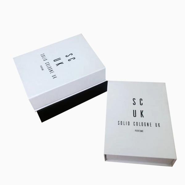 Logotipo personalizado e impressão Magnética em forma de livro Caixa de perfumes de Colónia para embalagens cosméticas